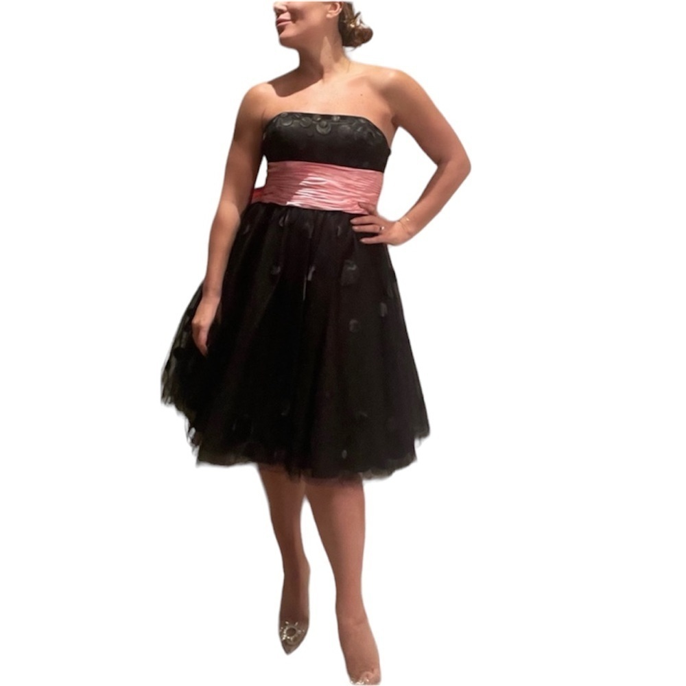 Jovani Strapless Dress Black